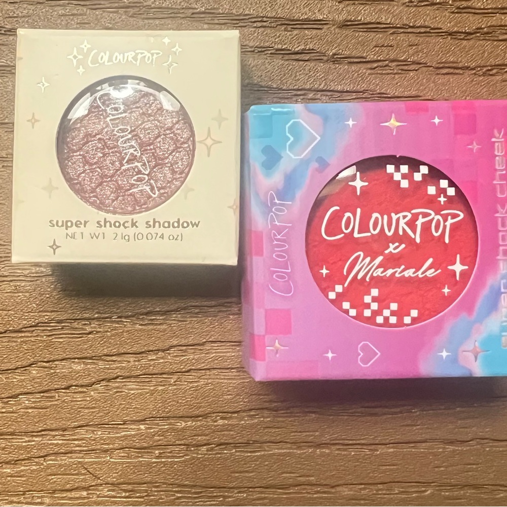 Colourpop Eyeshadow and Blush for sale